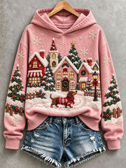 Women’s Christmas Inspired Dachshund Hoodie