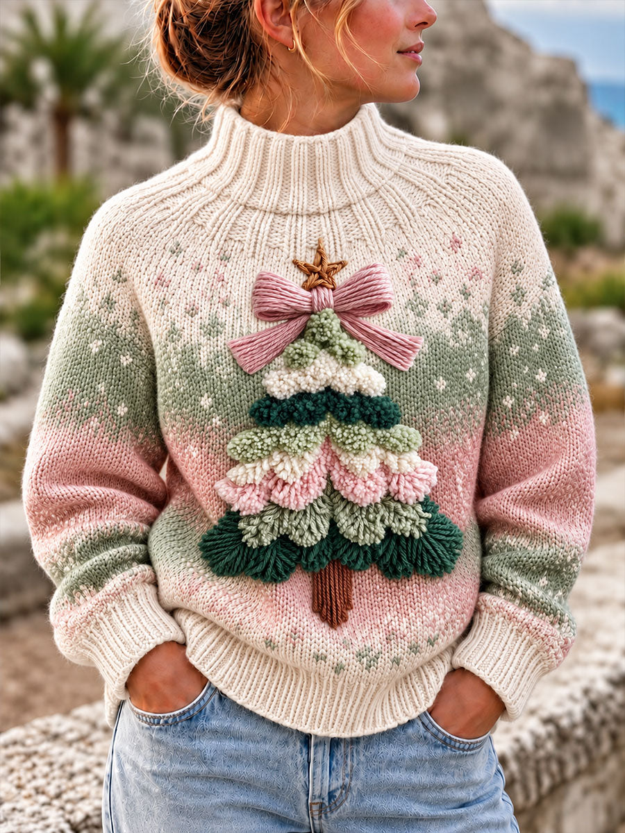 Women's Christmas tree tops
